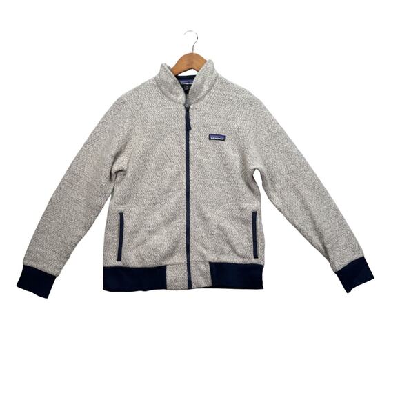 Patagonia Fleece Jacket Better Sweater Winter Women's Full-Zip Oatmeal sz M - Picture 1 of 4